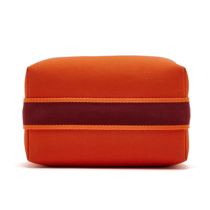 Hermès Bride-a-Brac Large Case in Orange Feu Canvas with Embroidered H Logo - Gemaee  UAE