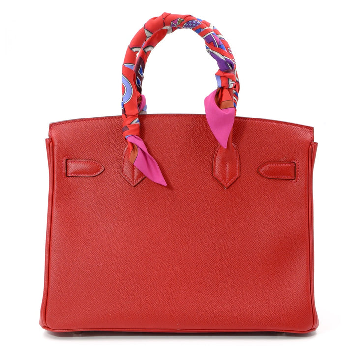 Hermès Birkin 30 Rouge de Coeur Veau Epsom Leather with Palladium Hardware Handbag