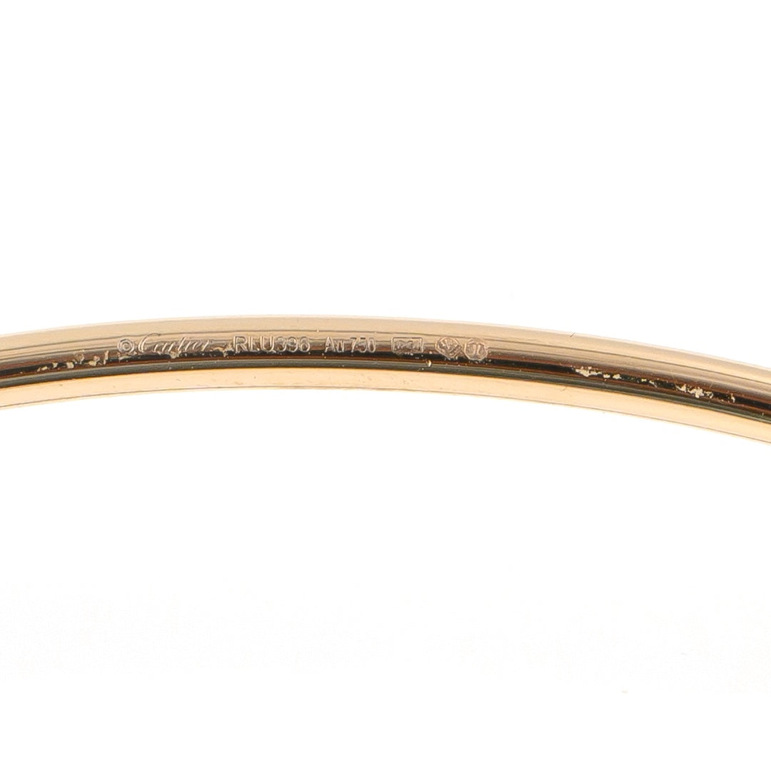 Cartier Juste Un Clou Thin Diamond Necklace in Rose Gold, Medium Size