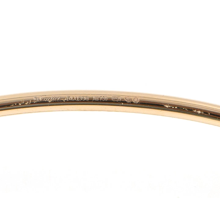 Cartier Juste Un Clou Thin Diamond Necklace in Rose Gold, Medium Size