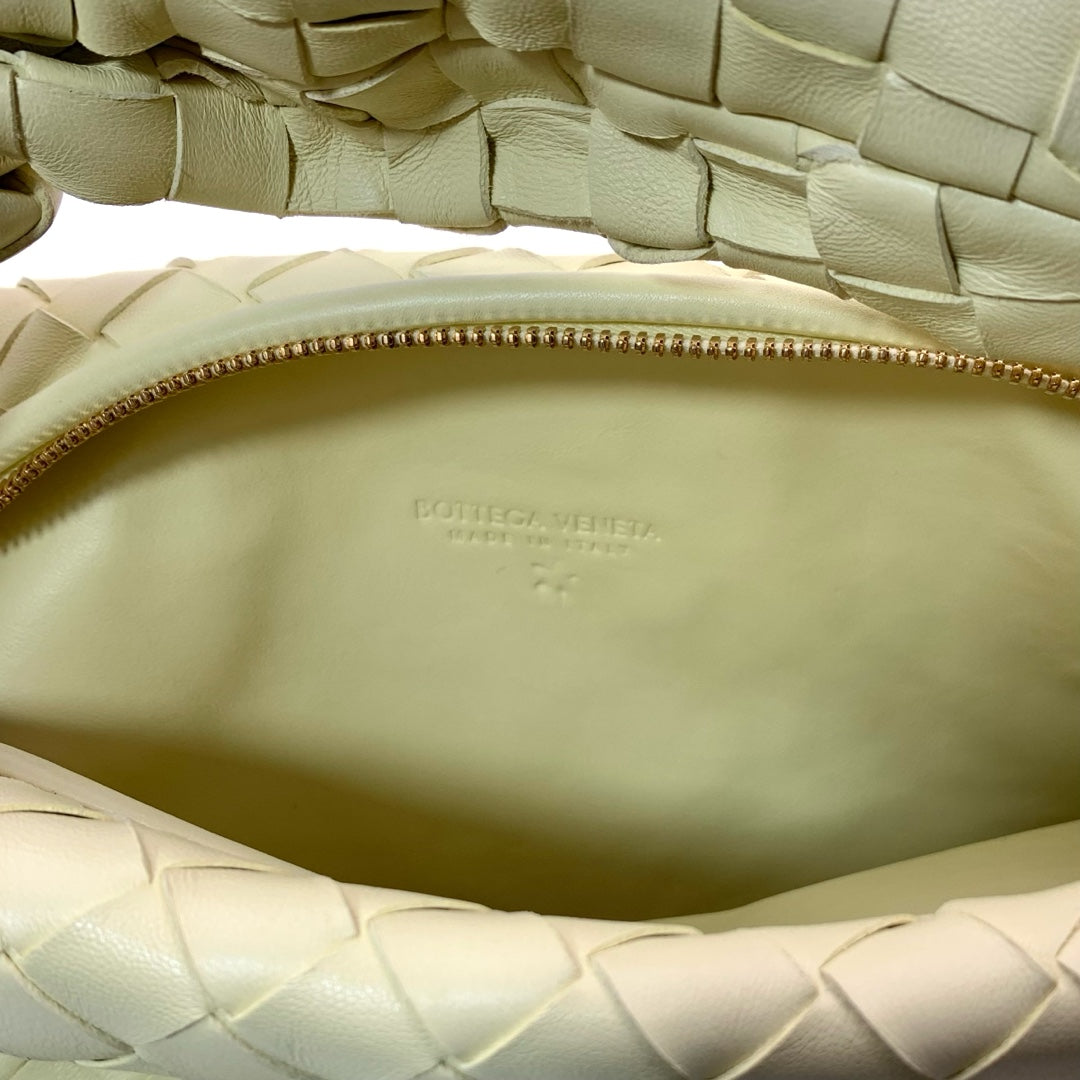Bottega Veneta Small Jodie Camomile Intrecciato Leather Bag