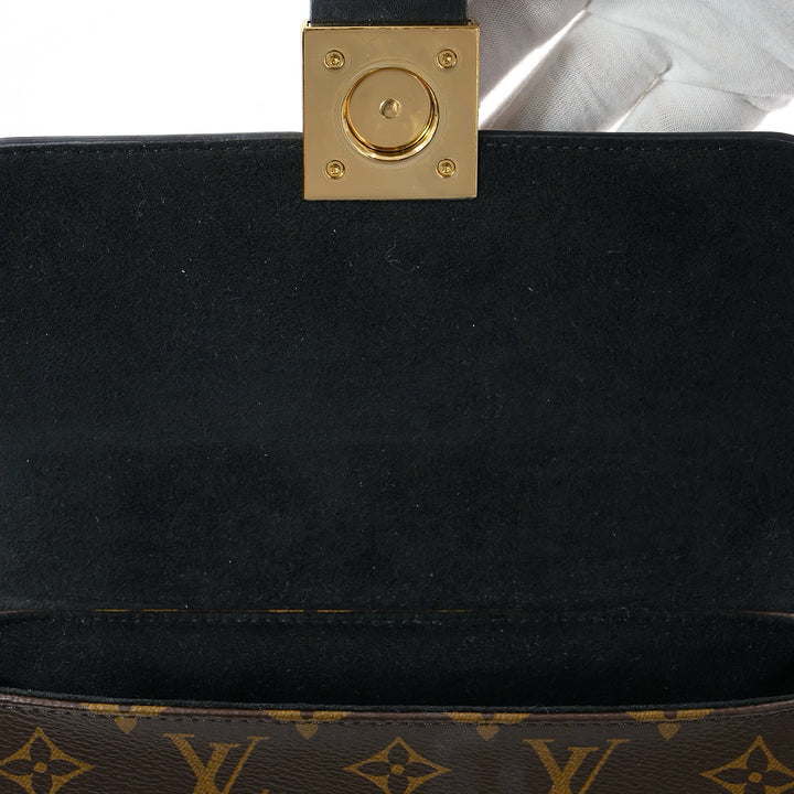 Louis Vuitton Locky BB Monogram Canvas and Black Leather with Gold Hardware
