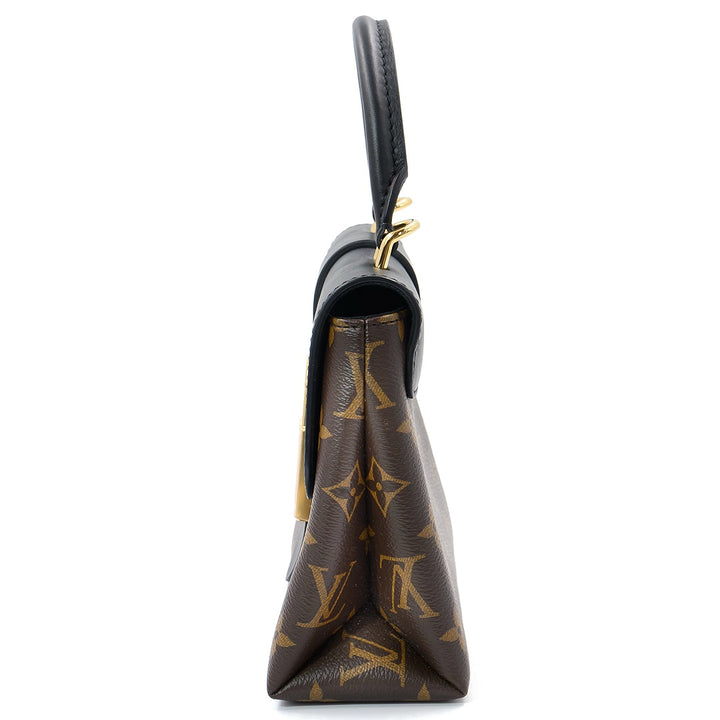 Louis Vuitton Locky BB Monogram Canvas and Black Leather with Gold Hardware