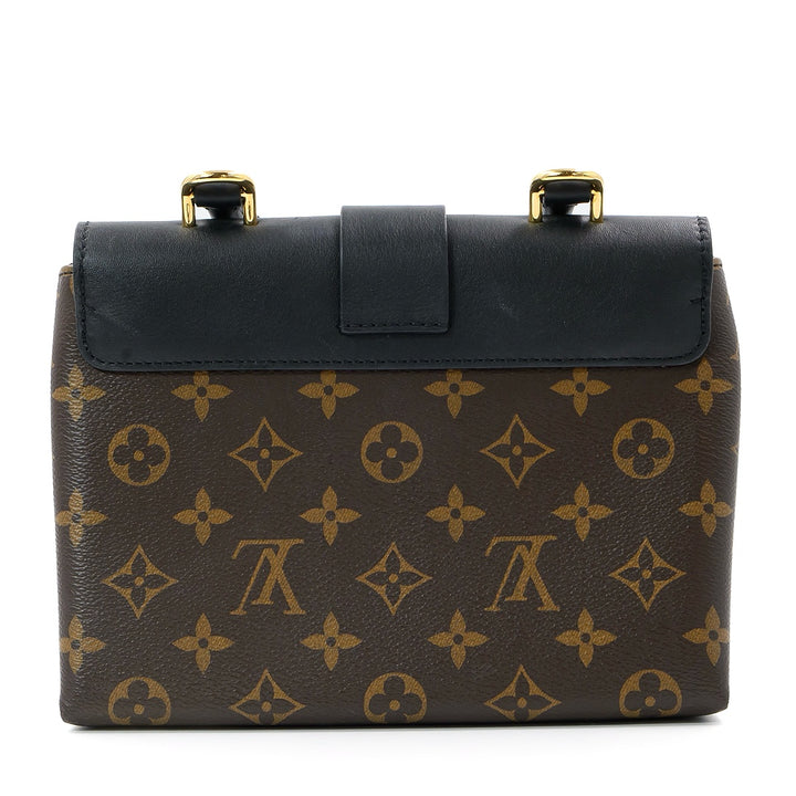Louis Vuitton Locky BB Monogram Canvas and Black Leather with Gold Hardware