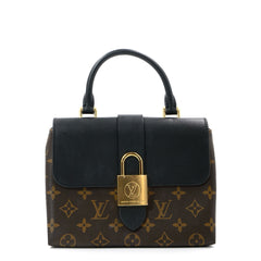 Louis Vuitton Locky BB Monogram Canvas and Black Leather with Gold Hardware