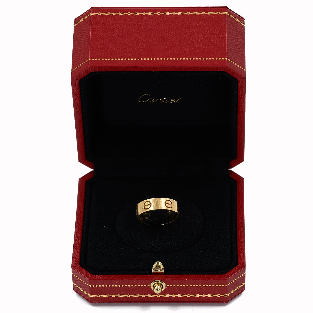 Cartier Love Ring in 18K Yellow Gold Classic Model