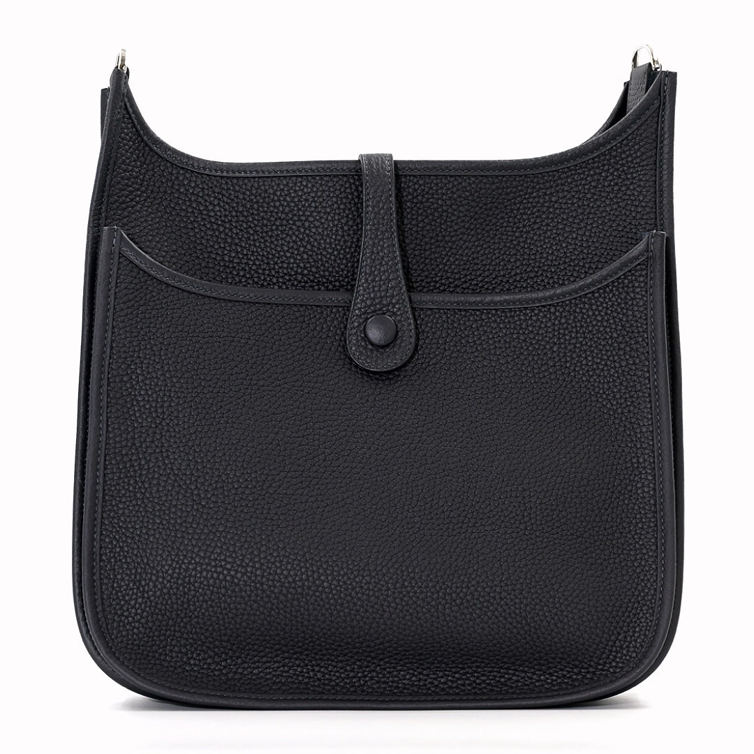Hermès Evelyne III PM 29 Bag in Caban Clemence Leather Handbag