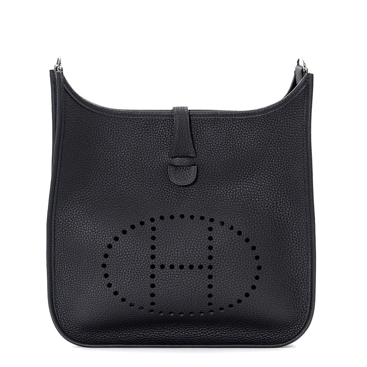 Hermès Evelyne III PM 29 Bag in Caban Clemence Leather Handbag