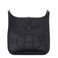 Hermès Evelyne III PM 29 Bag in Caban Clemence Leather Handbag