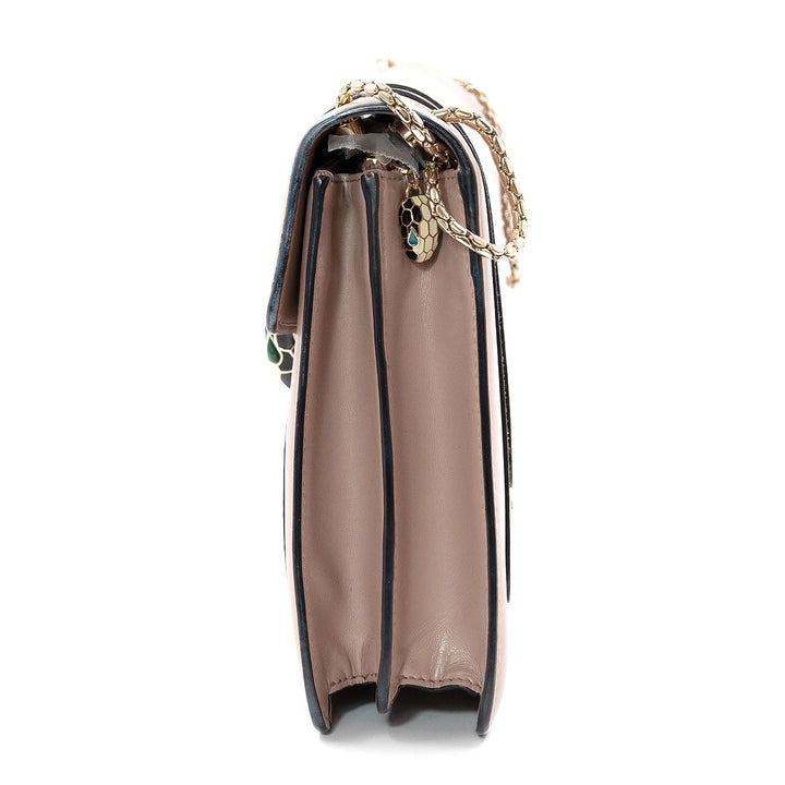 Bulgari Dust Rose Serpenti Forever Flap Shoulder Bag - Gemaee  UAE