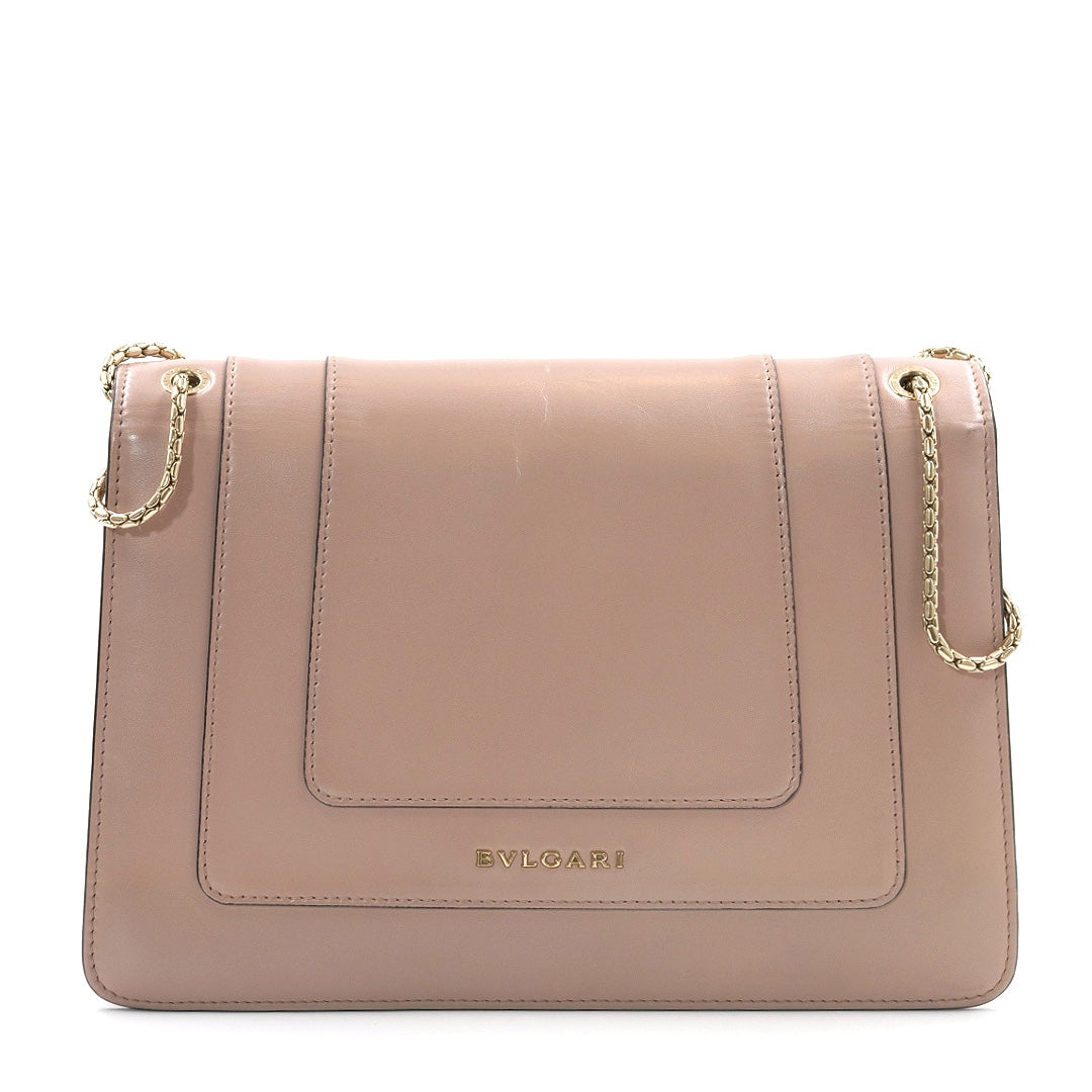 Bulgari Dust Rose Serpenti Forever Flap Shoulder Bag - Gemaee  UAE