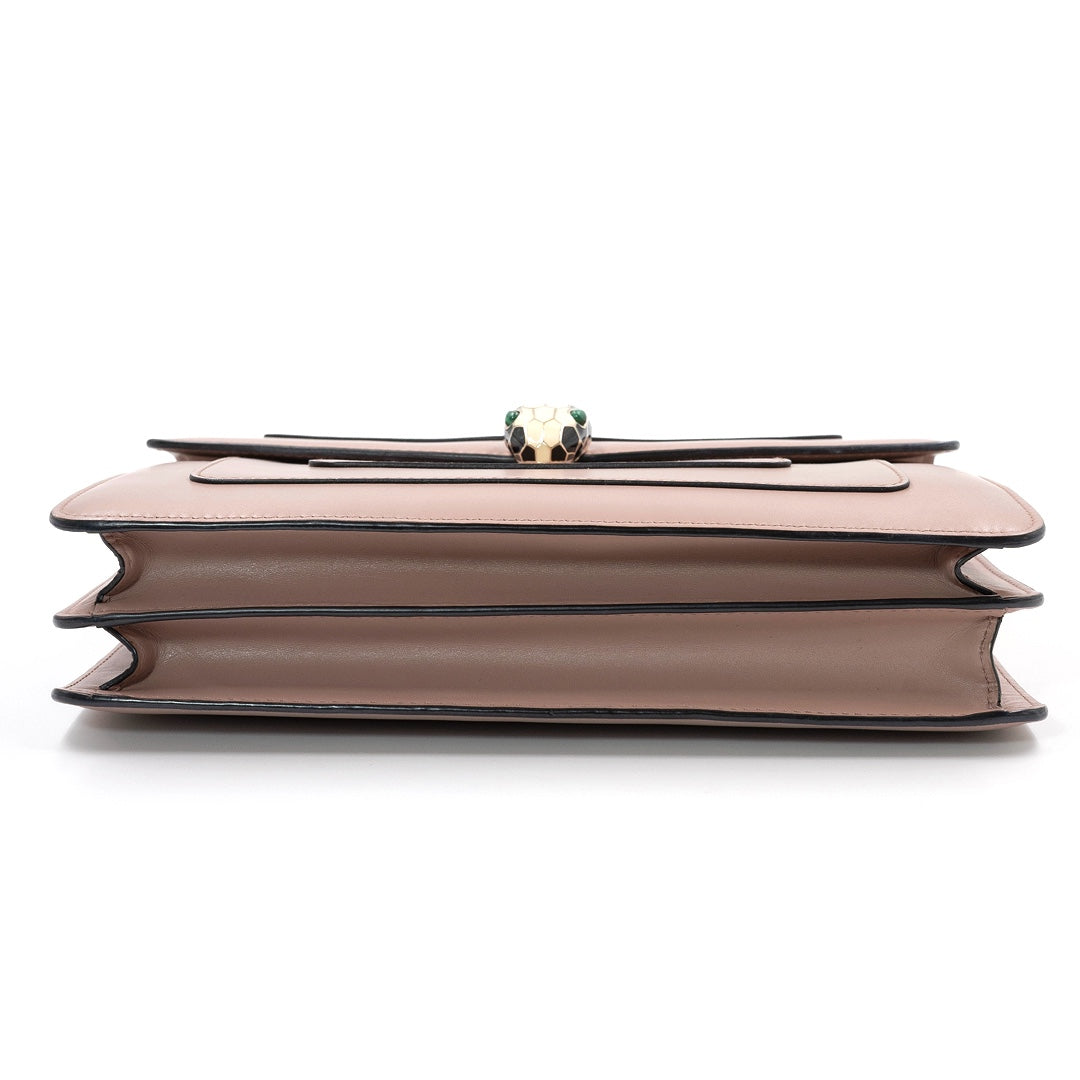 Bulgari Dust Rose Serpenti Forever Flap Shoulder Bag - Gemaee  UAE