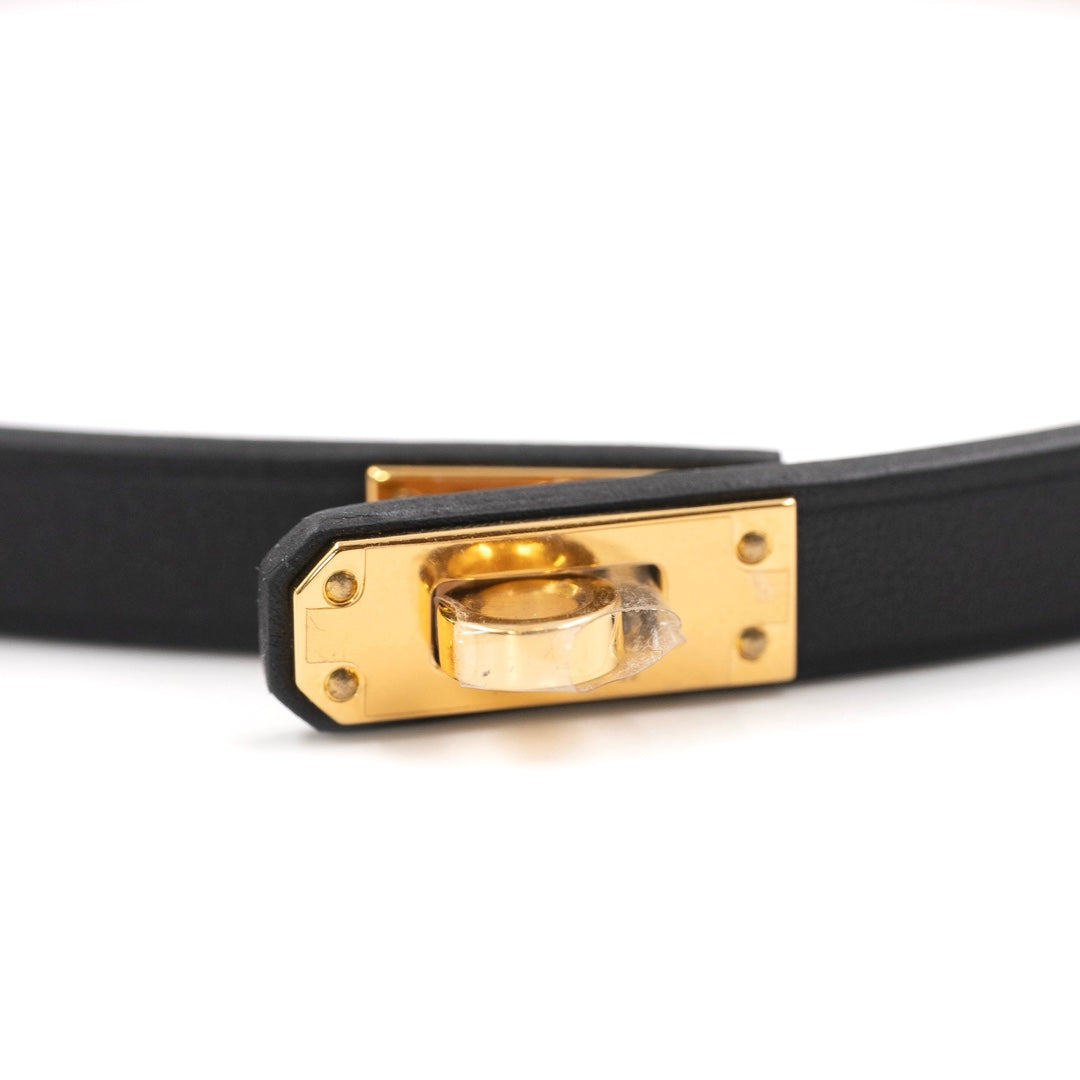 Hermès Mini Kelly Choker Gold with Gold Hardware - Gemaee  UAE