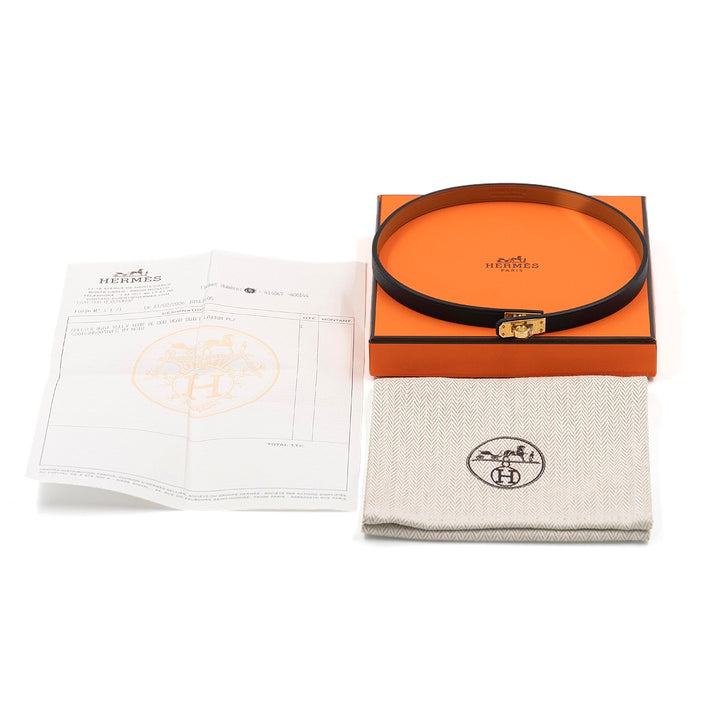 Hermès Mini Kelly Choker Gold with Gold Hardware - Gemaee  UAE