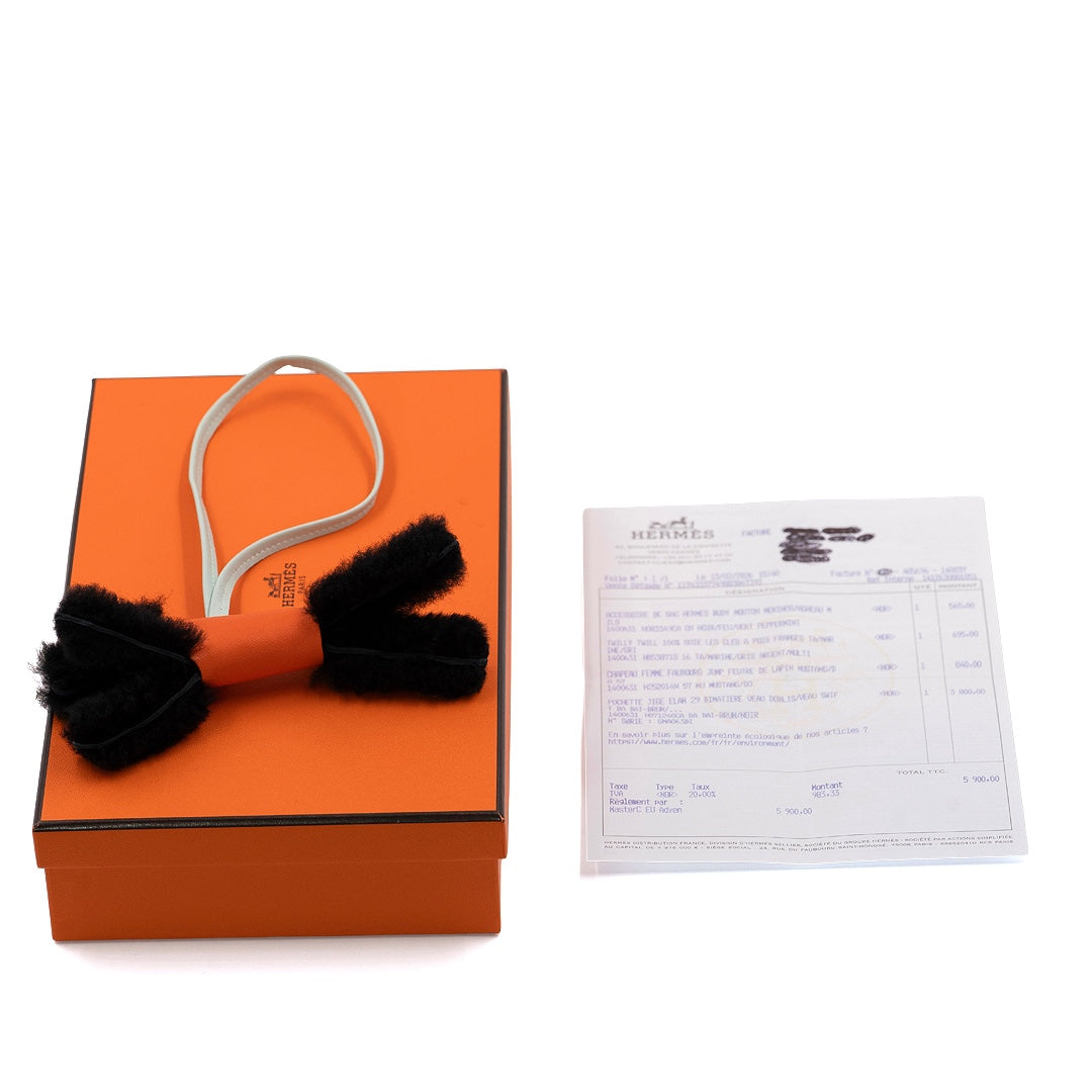 Hermès Budy Charm - Noir/Feu/Vert Peppermint - Gemaee  UAE