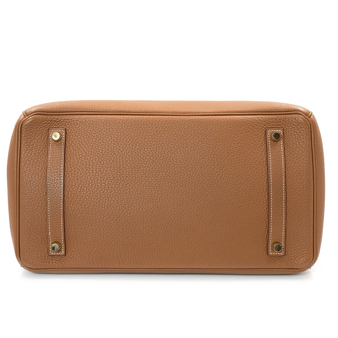 Hermès Birkin 35 Bag in Gold Togo Leather with Gold Hardware - Gemaee  UAE