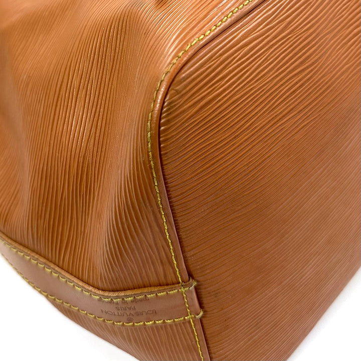 Louis Vuitton Petit Noé Shoulder Bag in Cipango Gold Epi Leather with Gold Hardware