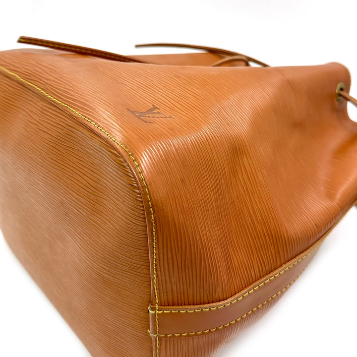Louis Vuitton Petit Noé Shoulder Bag in Cipango Gold Epi Leather with Gold Hardware