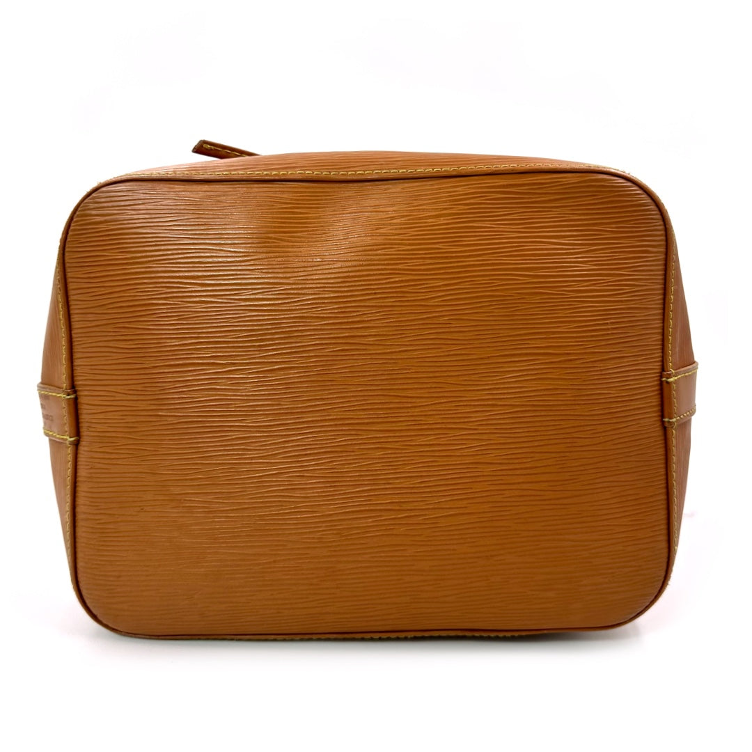 Louis Vuitton Petit Noé Shoulder Bag in Cipango Gold Epi Leather with Gold Hardware