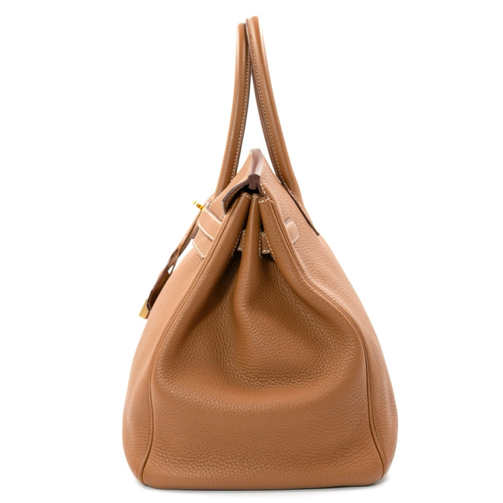 Hermès Birkin 35 Bag in Gold Togo Leather with Gold Hardware - Gemaee  UAE
