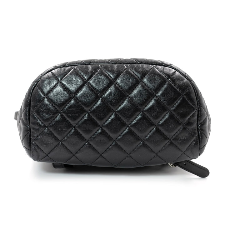 Chanel Urban Spirit Backpack in Black Quilted Lambskin with Silver Hardware - Gemaee  UAE