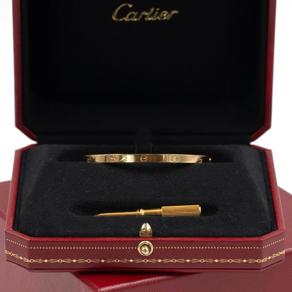 Cartier Love Bracelet Small Model in 18K Yellow Gold - Gemaee  UAE