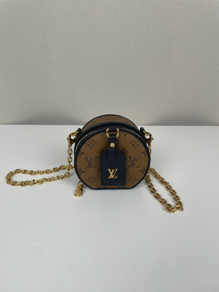 Louis Vuitton Micro Boite Chapeau Monogram Canvas Shoulder Bag
