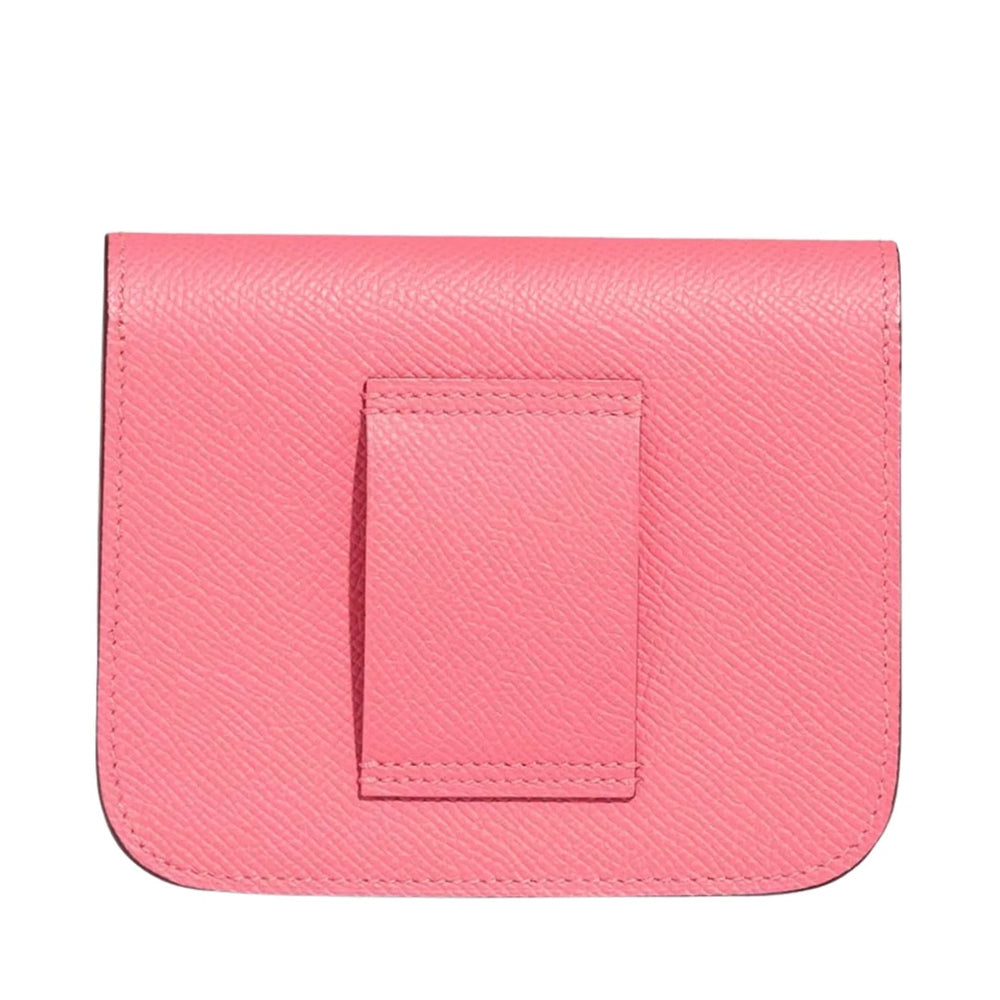 Hermès Constance Wallet in Rose Azalée Epsom Leather