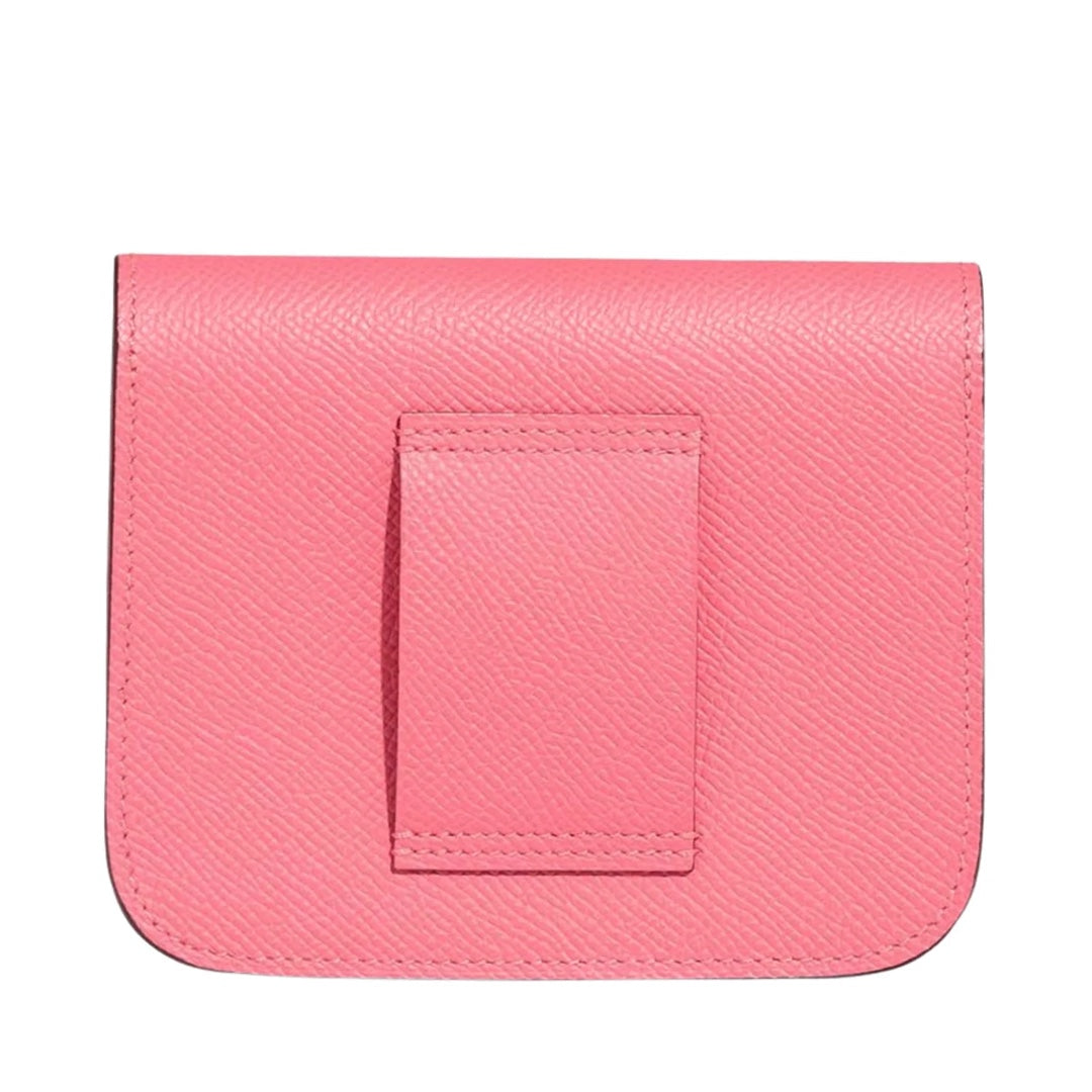 Hermès Constance Wallet in Rose Azalée Epsom Leather