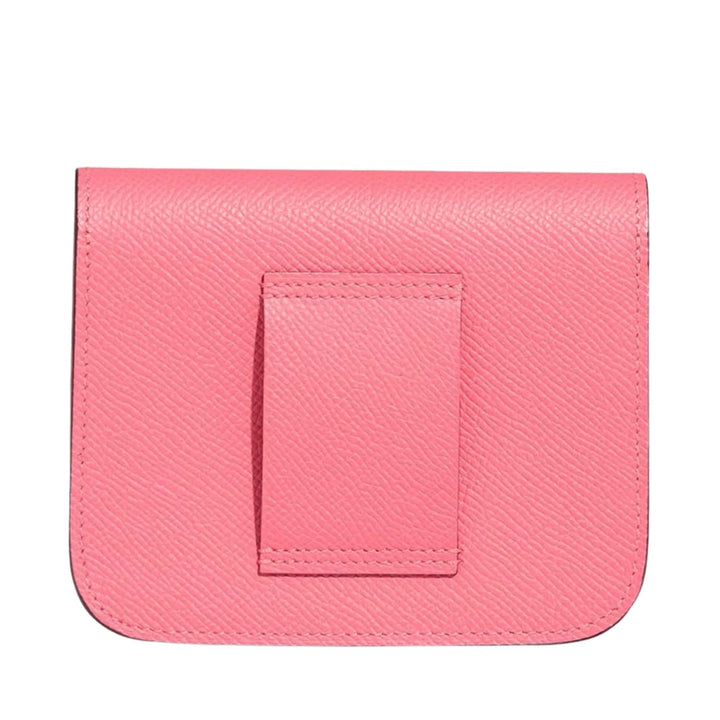 Hermès Constance Wallet in Rose Azalée Epsom Leather