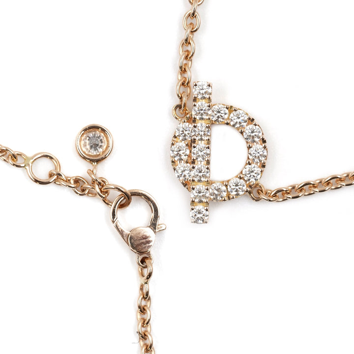 Hermès Finesse 18K Rose Gold Diamond Bracelet - Gemaee  UAE