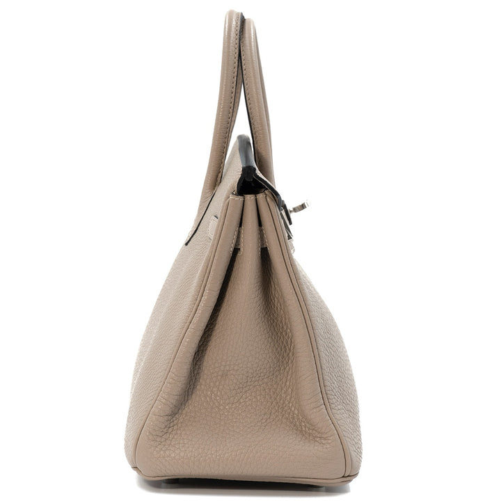 Hermès Birkin 25 Clemence Leather Handbag - Gemaee  UAE