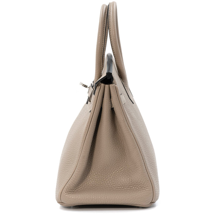 Hermès Birkin 25 Clemence Leather Handbag - Gemaee  UAE