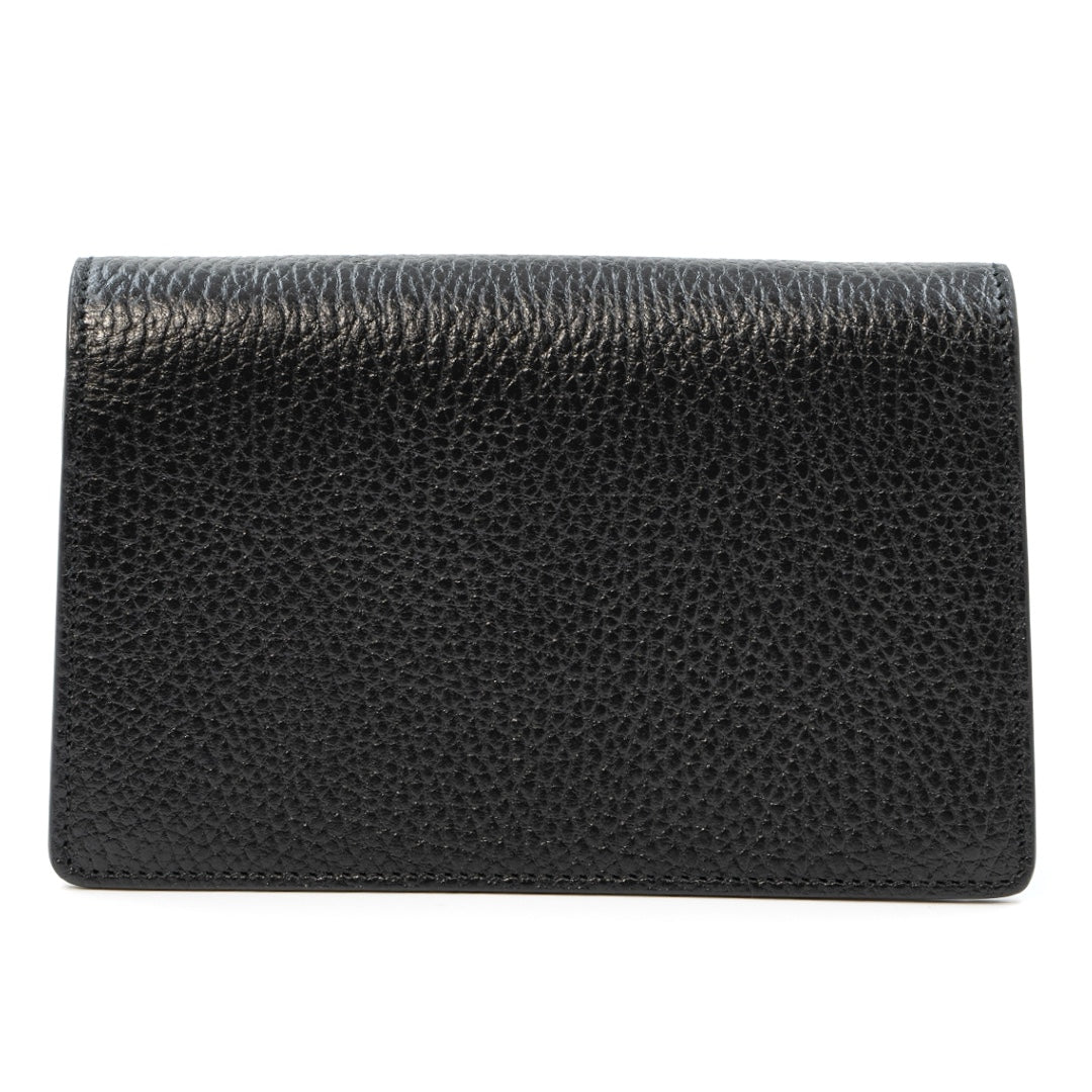 GUCCI Dionysus Mini Black Leather Chain Bag