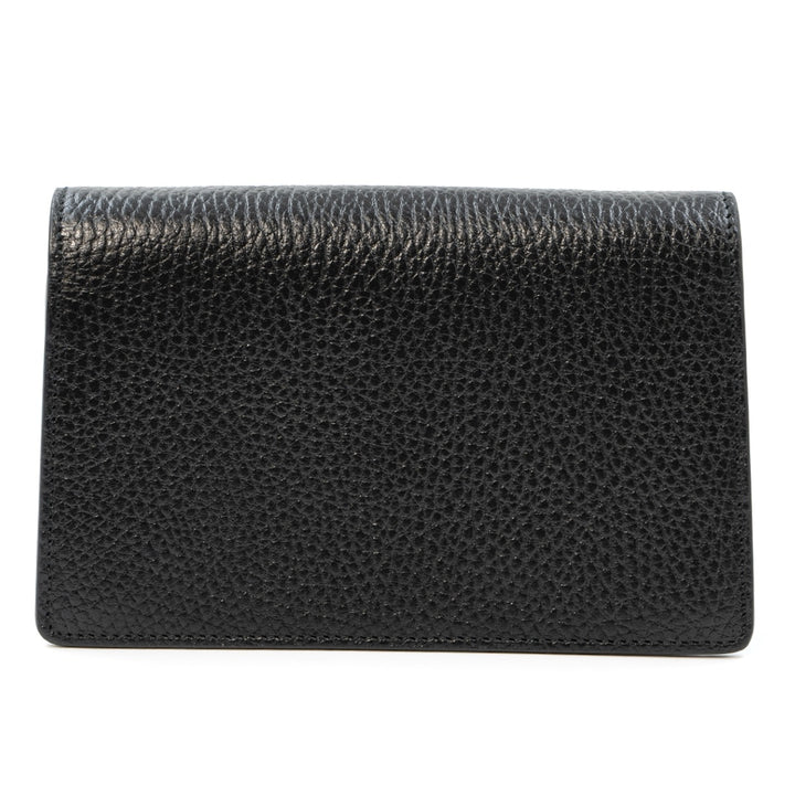 GUCCI Dionysus Mini Black Leather Chain Bag