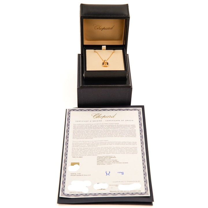 Chopard Happy Diamonds Icons Pendant with Moving Diamonds in 18K Gold - Gemaee  UAE