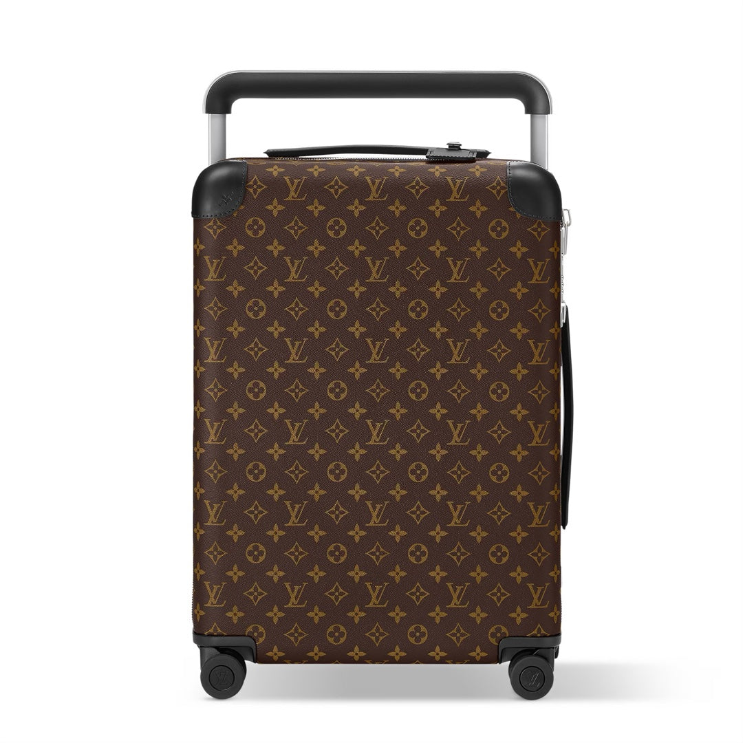 Louis Vuitton Horizon 55 Rolling Suitcase  Monogram Macassar Canvas with Aluminum Hardware - Gemaee  UAE