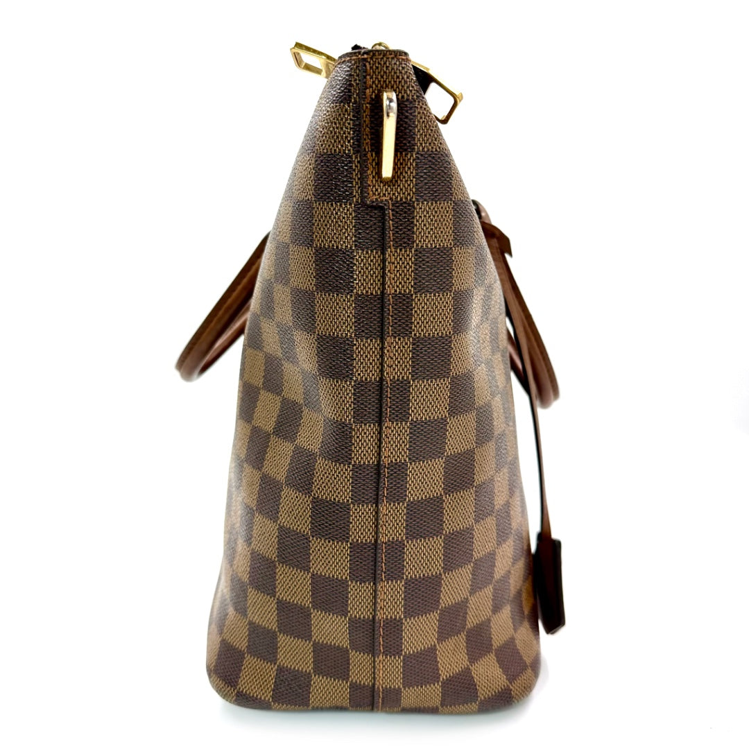 Louis Vuitton Damier Ebene Canvas Belmont PM Tote Bag - Gemaee  UAE