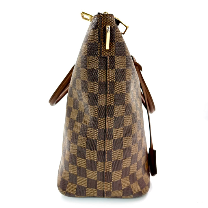 Louis Vuitton Damier Ebene Canvas Belmont PM Tote Bag - Gemaee  UAE