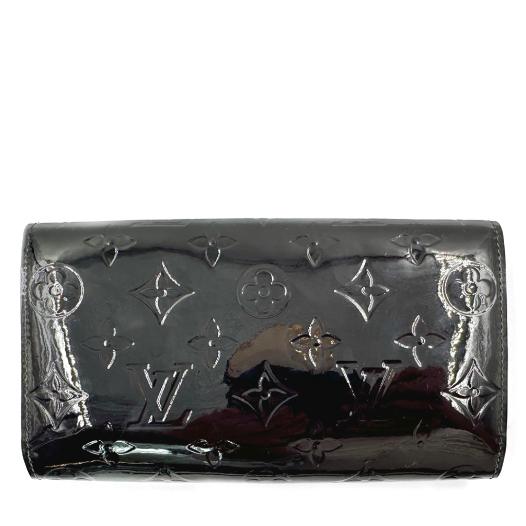 Louis Vuitton Monogram Vernis Chain Wallet Clutch in Black Patent Leather - Gemaee  UAE