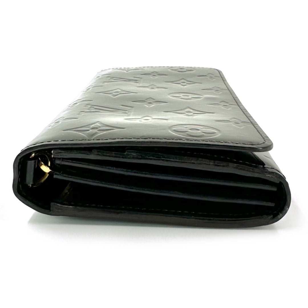 Louis Vuitton Monogram Vernis Chain Wallet Clutch in Black Patent Leather - Gemaee  UAE