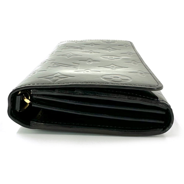 Louis Vuitton Monogram Vernis Chain Wallet Clutch in Black Patent Leather - Gemaee  UAE