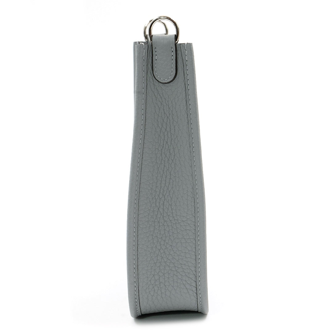 Hermès Evelyne 16 TPM Gris Pantin Clemence Leather with Palladium Hardware