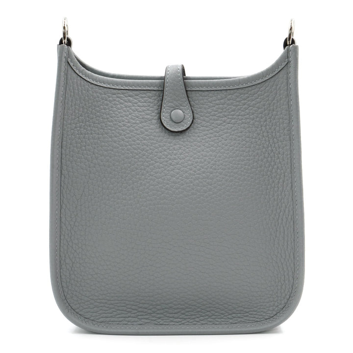 Hermès Evelyne 16 TPM Gris Pantin Clemence Leather with Palladium Hardware