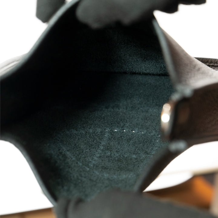 Hermès Evelyne 16 Amazone in Noir Clemence Leather with Palladium Hardware
