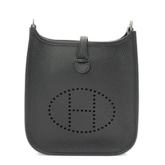 Hermès Evelyne 16 Amazone in Noir Clemence Leather with Palladium Hardware