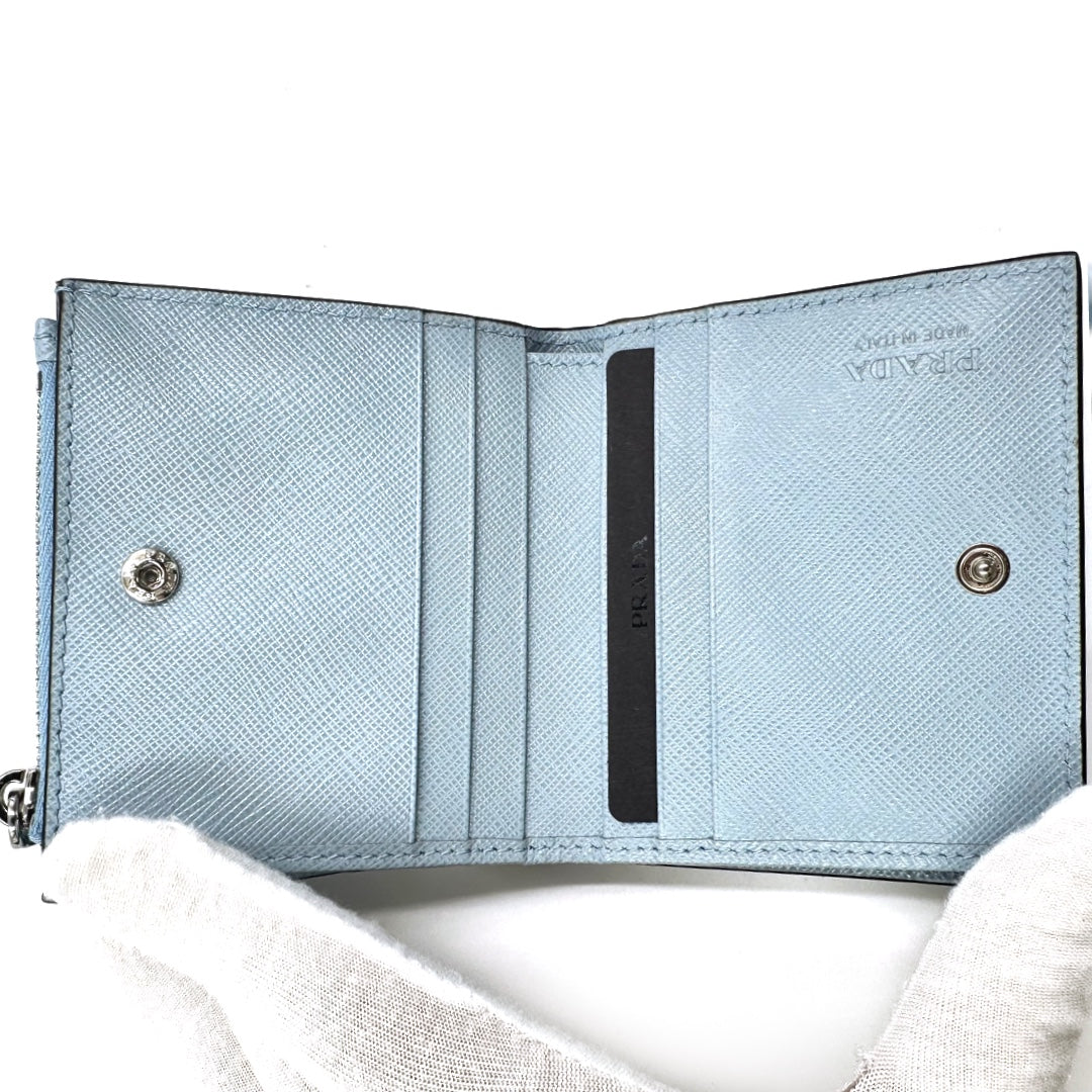 Prada Saffiano Leather small wallet - Gemaee  UAE