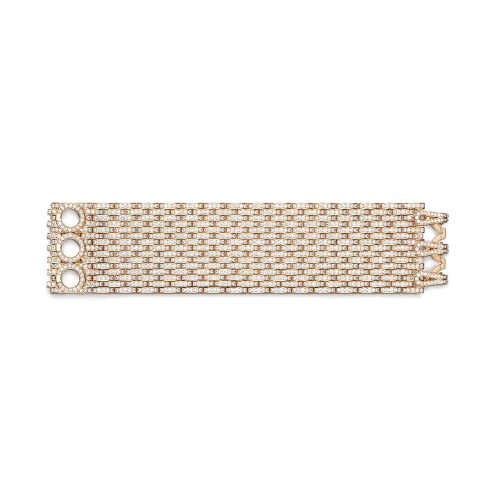 Cartier Agrafe Cuff Bracelet in Rose Gold