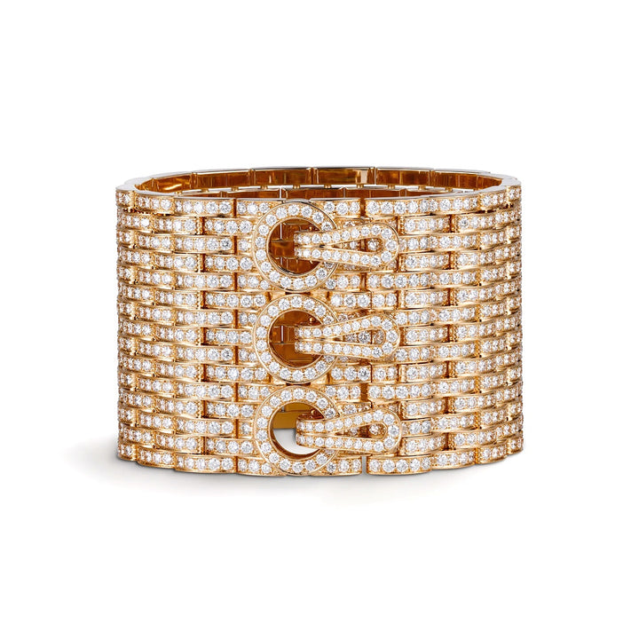 Cartier Agrafe Cuff Bracelet in Rose Gold