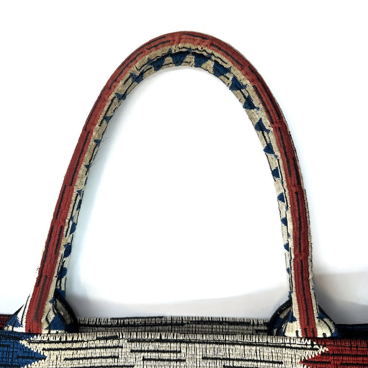 Dior Large French Flag Book Tote Bag in Blue and Red Canvas - Gemaee  UAE